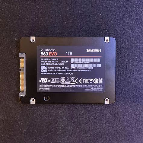 Samsung 860 EVO 1TB SATA SSD - Used | Jawa