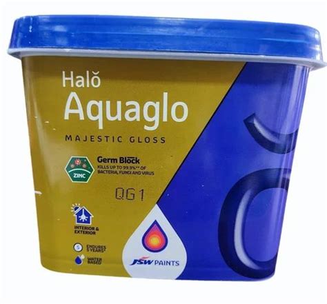 Jsw Halo Aquaglo Majestic Gloss Paint Packaging Size L At Rs In