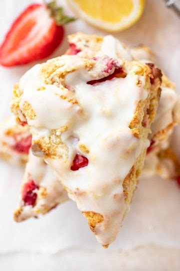 Strawberry Lemonade Scones The Cozy Apron