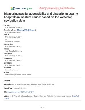 Fillable Online Assessing Spatial Accessibility To Medical Resources At