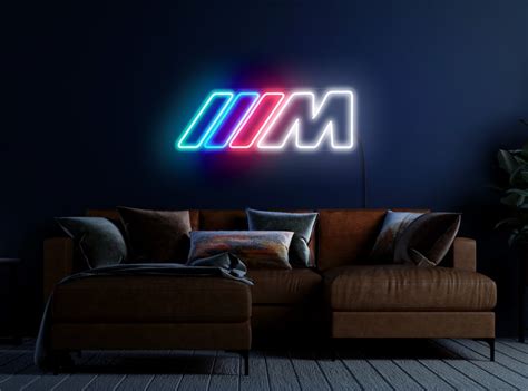 Bmw M Neon Sign Bmw M Led Sign Bmw M Light Sign Bmw Neon Sign Bmw M