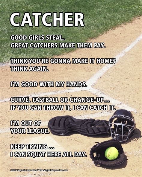 Softball Quotes For Catchers