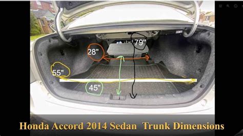 Honda Accord Trunk Dimensions Practical Storage Insights Automobile