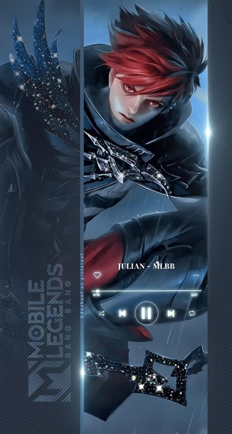 Wallpaper Julian Mobile Legends By Dechunf Karakter Anime Hitam