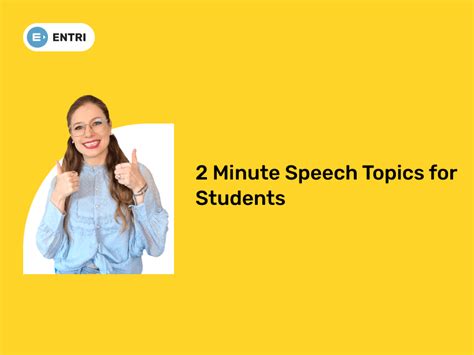 Minute Speech Topics For Students Entri Blog