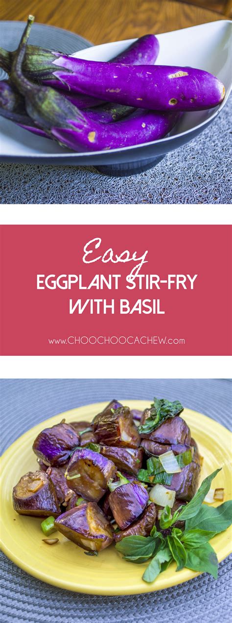 Easy Taiwanese Dish Eggplant Stir Fry With Basil 10 Minute Dish Eggplant Stir Fry Stir Fry