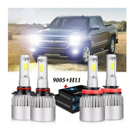 H Kit De Focos Led Para Chevy Luz Alta Y Baja Lm Meses Sin