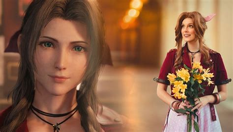 Aerith Actors Final Fantasy 7 Remake Cosplay Has Won The Internet