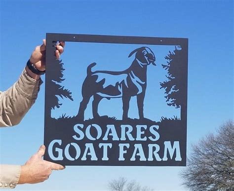 Our custom Boer goat sign would make a perfect gift for the farmer and ...