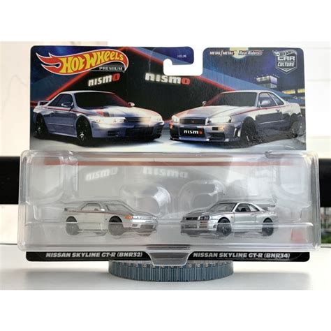 Hot Wheels Premium Pack Nissan Skyline GT R BNR R Nismo Shopee Việt Nam