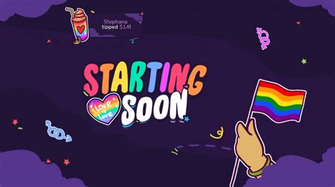 Streamelements Pride Animated Package Starting Soon Scene Scene