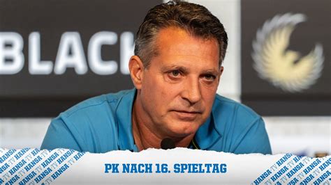 PK Nach Dem Spiel F C Hansa Rostock Vs FC Schalke 04 2