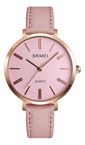 Reloj pulsera Skmei Analógico para mujer color rosa MercadoLibre