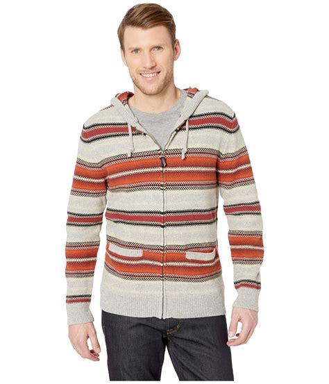 Lyst Pendleton Serape Stripe Hooded Sweater Redtan Stripe Mens