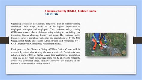 Ppt Chainsaw Safety Training Powerpoint