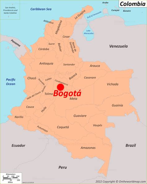 Mapa de Bogotá Colombia Mapas Detallados de Bogotá