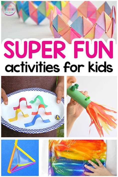 Super Fun Activities for Kids to Do Indoors