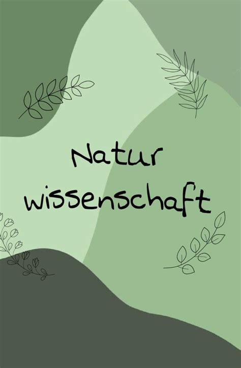 Deckblatt Nawi Naturwissenschaft Deckblatt Schule Deckbl Tter