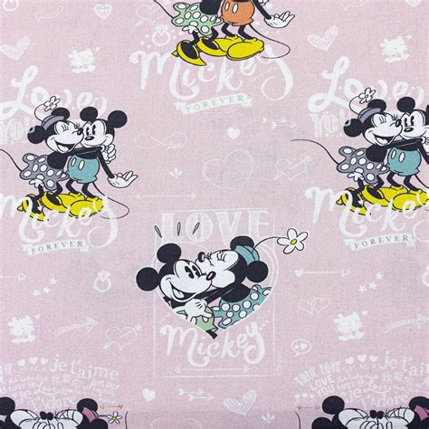 Mickey Mouse Fabric Atelier Yuwa Ciao Jp