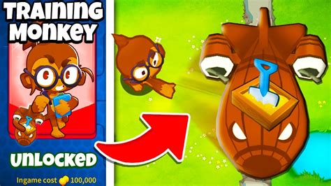 The New Dummy Boss Training Monkey Tower In Btd 6 Youtube