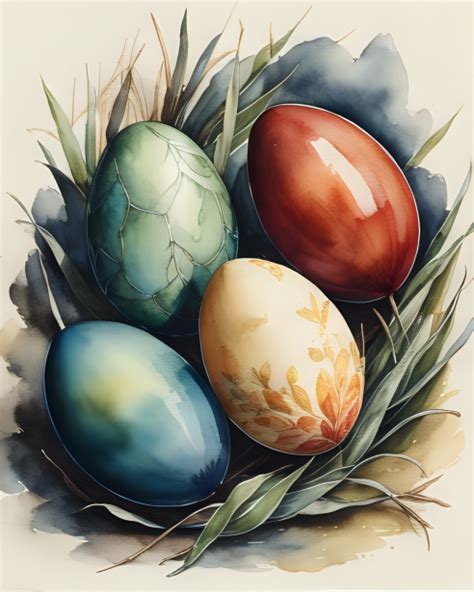 Vintage Easter Eggs Art Free Stock Photo Public Domain Pictures