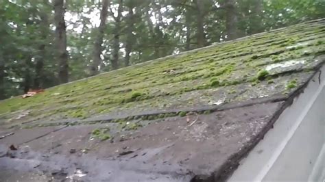 How To Remove Moss From A Roof Fast Part 2 After Treatment Youtube