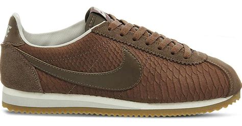 Nike Women S Brown Classic Cortez Og Nike Classic Cortez Nike Nike Leather