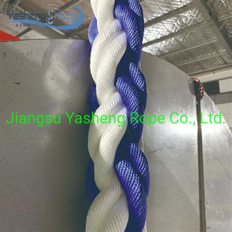 High Strength Marine Rope 8 Strand PP Polypropylene Mooring Rope