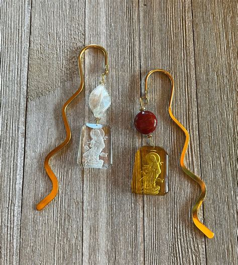 Goddess Kwan Yin Gold Metal Bookmark Zen Aesthetic Page Holder