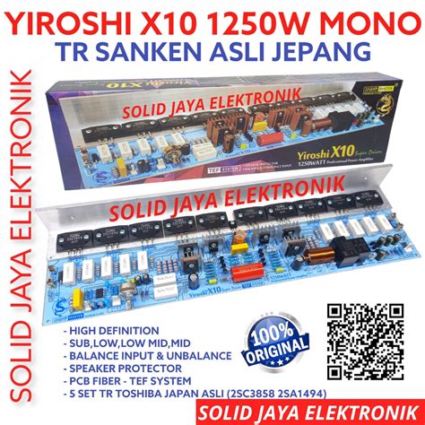 Jual Kit Power Yiroshi X W Tef System X X Plus Tr Sanken