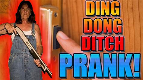 Funny Ding Dong Ditch Prank Pranks Youtube