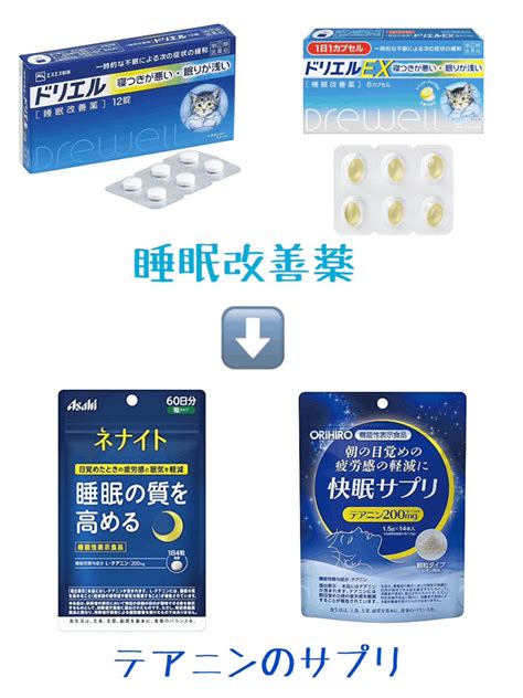 💊睡眠改善薬からテアニンへ・【twitter📝】｜ミナト 薬剤師が教える市販薬【特化型note📔】