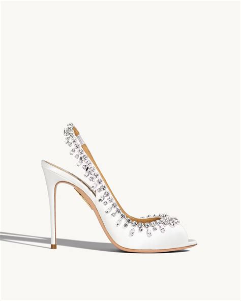 Aquazzura Temptation 105mm Crystal Embellished Sandals