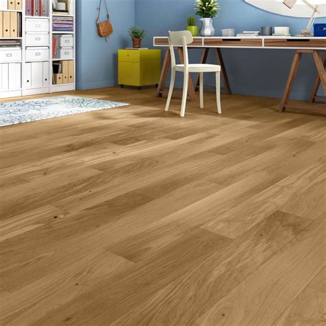 Parquet contrecollé intenso chêne chêne naturel vitrifié L ARTENS l 16