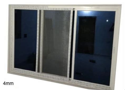 Mm Track Upvc Sliding Window At Rs Sq Ft Unplasticized