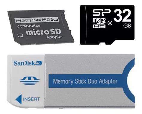 Memorystick Adap Pro Duo Micro Sdhc 32gb Silicon Power