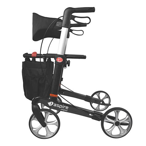 Aspire Vogue Carbon Fibre Seat Walker Mobility And Wellness