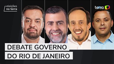 AO VIVO Acompanhe O Debate Dos Candidatos Ao Governo Do RJ YouTube