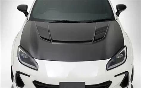 GR 86 Carbon Fiber Front Front Engine Hood Bonnet Vented For Toyota