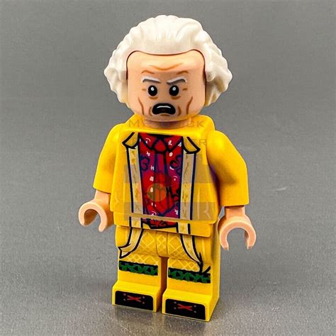 Lego Back To The Future Minifigures Minifigure Doc Brown Marty Mcfly Ebay