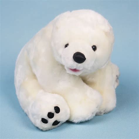 High Quality New Simulation Polar Bear Stuff Animal Plush Toy Doll