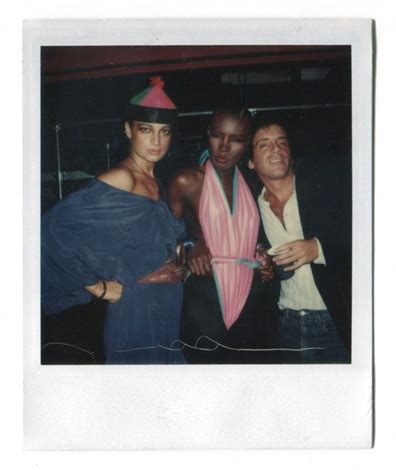 Grace Jones and Steve Rubell at Studio 54 by Andy Warhol on artnet