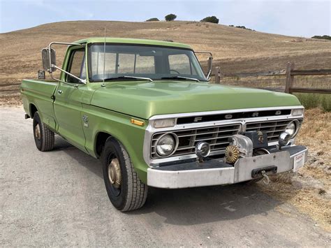 Sold Dentside Survivor 1973 Ford F250 Camper Special Styleside