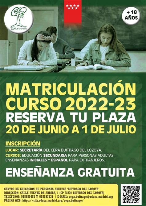 El Cepa Buitrago de Lozoya abre su periodo de matriculación para el