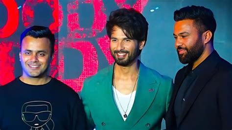 Bloody Daddy Trailer Launch Shahid Kapoor Ali Abbas Zafar Diana