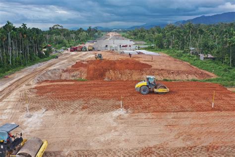 Penampakan Pembangunan Tol Padang Pekanbaru Ruas Duku Sicincin