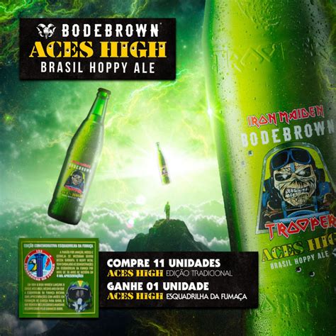 Bodebrown 12 Pack Trooper Aces High Cerveja Do Iron Maiden Cerveja