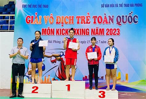 Ninh Binh Athletes Win Medals At The Youth National Kickboxing