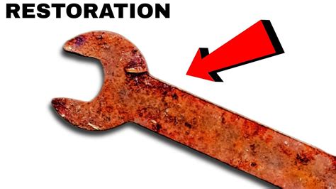 Wrench Restoration Old Rusty Wrench Restoration Youtube