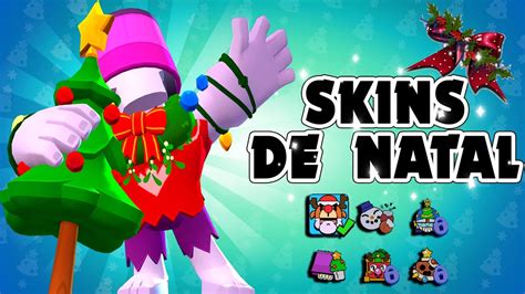 Brawl Stars Live On Jogando As Skins De Natal Do Bo Frank E